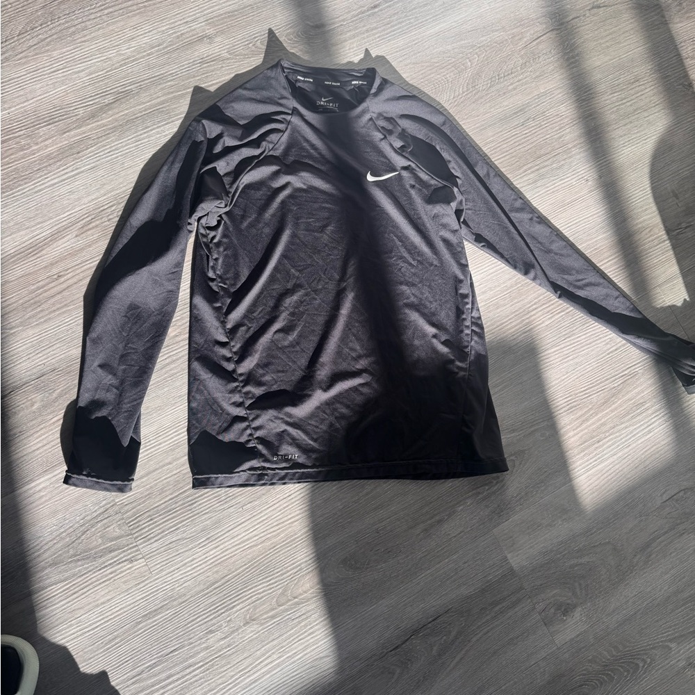 Nike Men's Black Swim Shirt